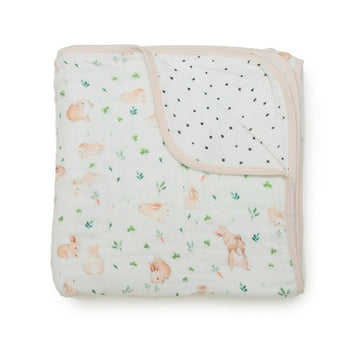 Muslin Quilt Blanket - LittleLeafBaby